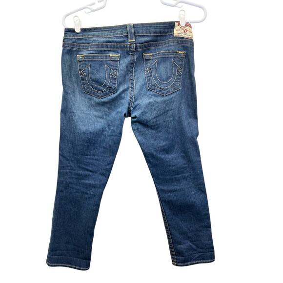 TRUE RELIGION Women's Jeans Lizzy Size 32 Made In USA Blue Denim - Picture 3 of 13